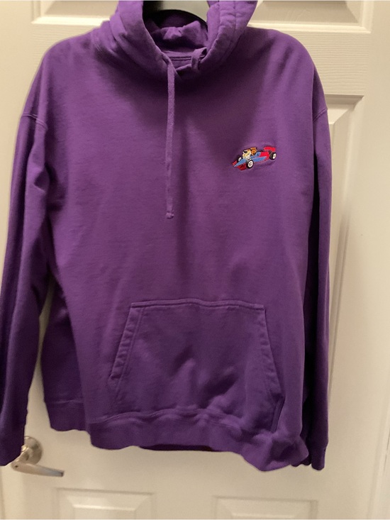 Port and Company Other - Port and Company Purple Pullover Hoodie with Embroidered Car